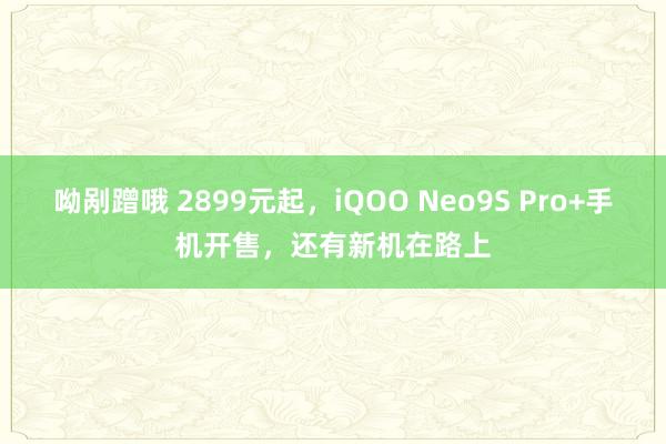 呦剐蹭哦 2899元起，iQOO Neo9S Pro+手机开售，还有新机在路上