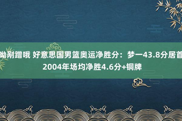 呦剐蹭哦 好意思国男篮奥运净胜分：梦一43.8分居首 2004年场均净胜4.6分+铜牌