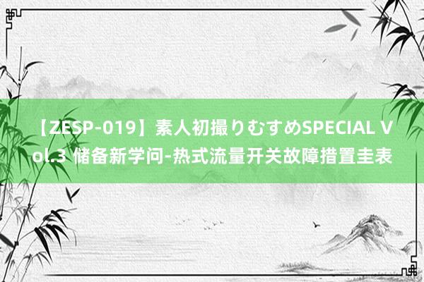 【ZESP-019】素人初撮りむすめSPECIAL Vol.3 储备新学问-热式流量开关故障措置圭表