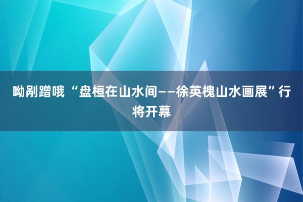 呦剐蹭哦 “盘桓在山水间——徐英槐山水画展”行将开幕